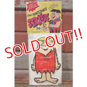 画像: ct-201114-61 The Flintstones / Barney Rubble 1977 Puffy Sticker