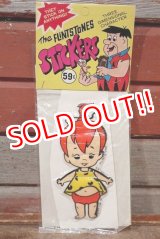画像: ct-201114-61 The Flintstones / Pebbles Flintstone 1977 Puffy Sticker