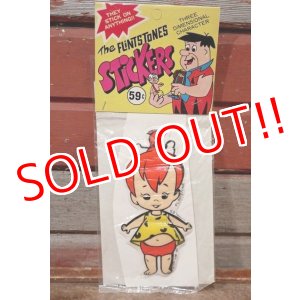 画像: ct-201114-61 The Flintstones / Pebbles Flintstone 1977 Puffy Sticker