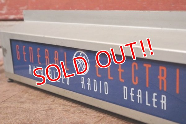 画像4: dp-201114-08 GENERAL ELECTRIC / 1940's-1950's Authorized Radio Dealer Lighted Sign