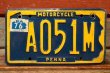 画像1: dp-201114-37 1970's Motorcycle License Plate "Pennsylvania"