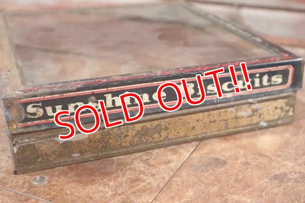 画像2: dp-201114-12 Sunshine Biscuits / 1930's Metal Lid