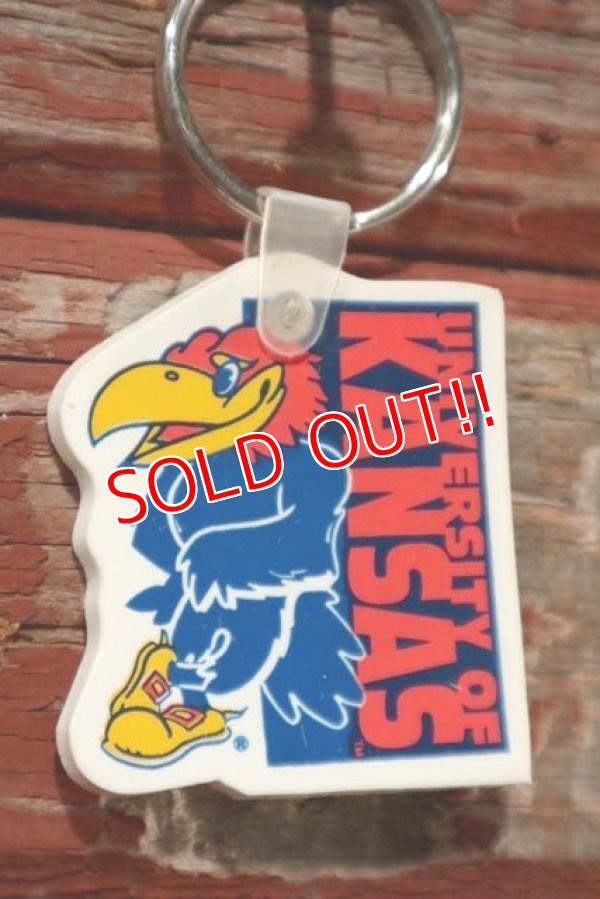 画像2: ct-201114-29 The University of Kansas / Jayhawks Rubber Keyring