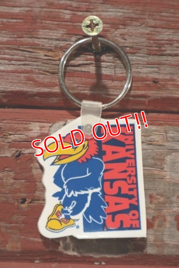 画像1: ct-201114-29 The University of Kansas / Jayhawks Rubber Keyring