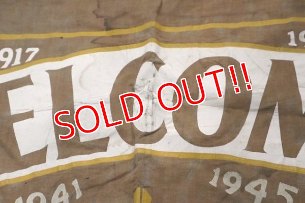 画像8: dp-201114-31 AMERICAN U.S. REGION / 1940's WELCOME Banner