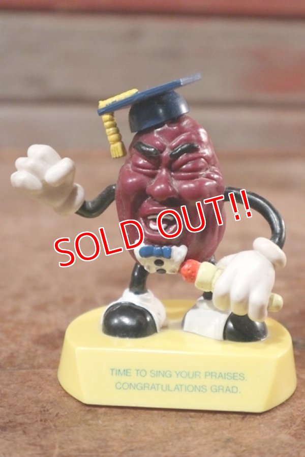 画像1: ct-201114-125 California Raisins / 1988 PVC Figure "The Graduates Tiny Goodbite"