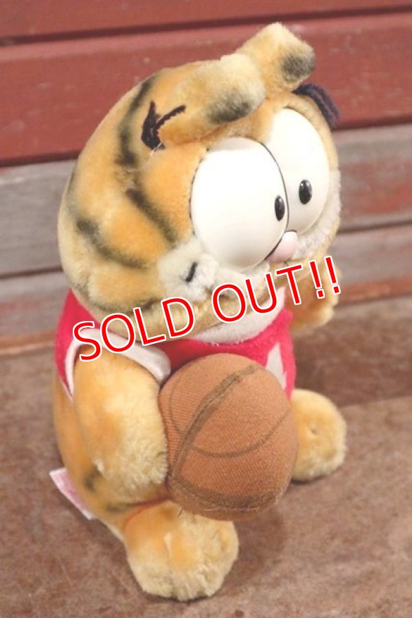 画像5: ct-201114-88 Garfield / DAKIN 1980's Plush Doll "Basketball"