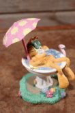 画像3: ct-201114-91 Garfield / Danbury Mint 1980's Figurine "On Vacation"