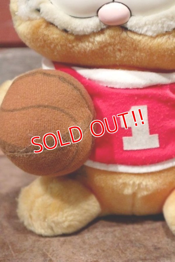 画像3: ct-201114-88 Garfield / DAKIN 1980's Plush Doll "Basketball"