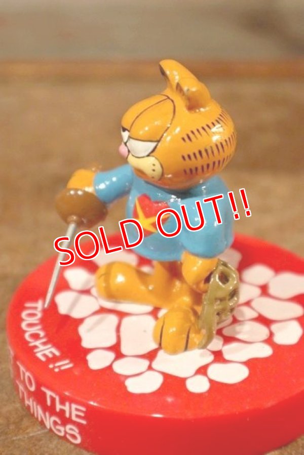 画像4: ct-201114-90 Garfield / 1980's Figurine "Fencing"