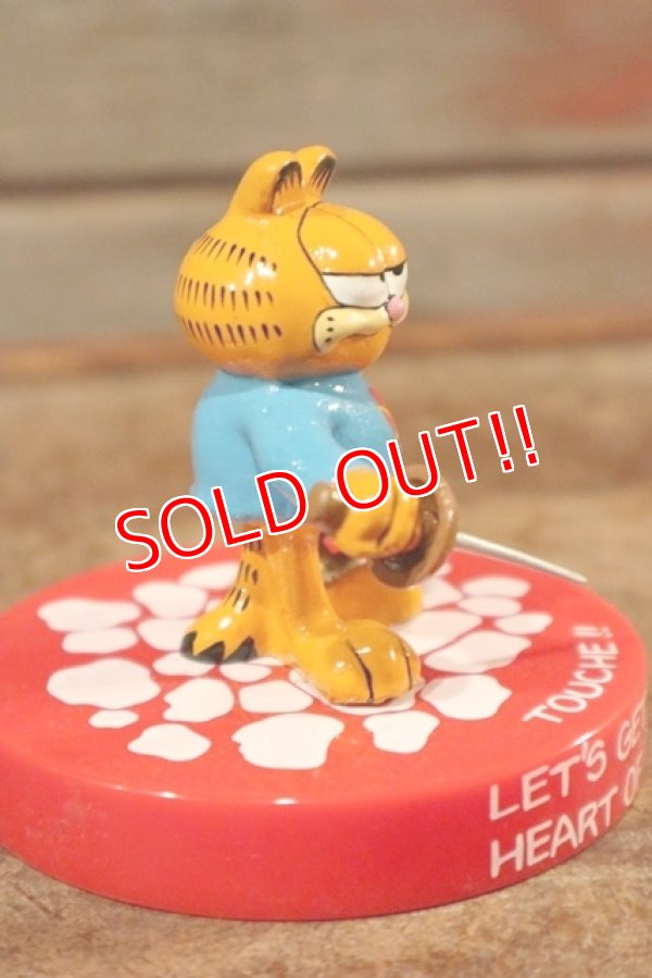 画像3: ct-201114-90 Garfield / 1980's Figurine "Fencing"