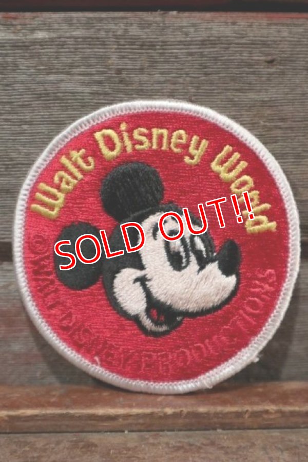 画像1: ct-201201-36 Mickey Mouse / Walt Disney World 1970's Patch