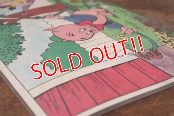 画像7: ct-201201-37 Looney Tunes / PEPSI 1976 Place Mat "Porky Pig & Petunia Pig"