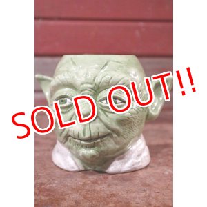 画像: ct-201101-73 【SALE】STAR WARS / Yoda 1990's Ceramic Face Mug