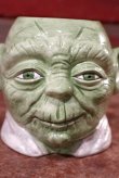 画像2: ct-201101-73 【SALE】STAR WARS / Yoda 1990's Ceramic Face Mug