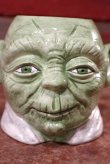 画像2: ct-201101-73 【SALE】STAR WARS / Yoda 1990's Ceramic Face Mug