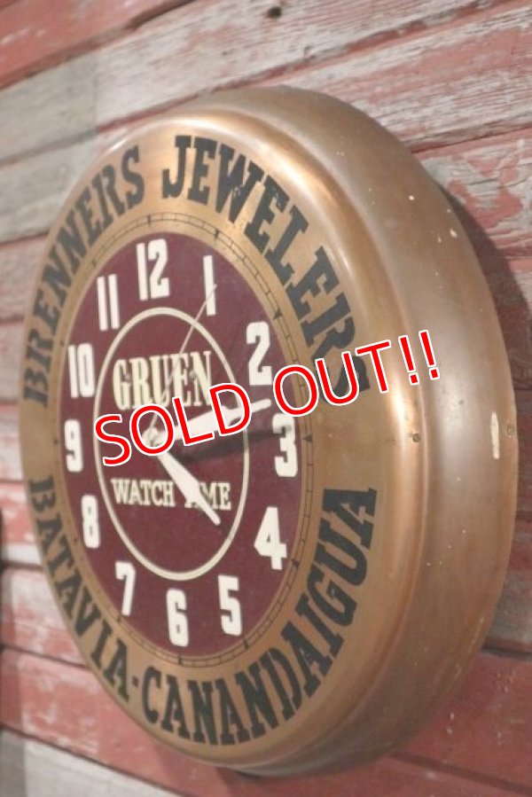 画像5: dp-201201-17 GRUEN / 〜1970 Advertising Wall Clock