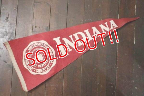 画像1: dp-201114-32 INDIANA UNIVERSITY / Vintage Pennant