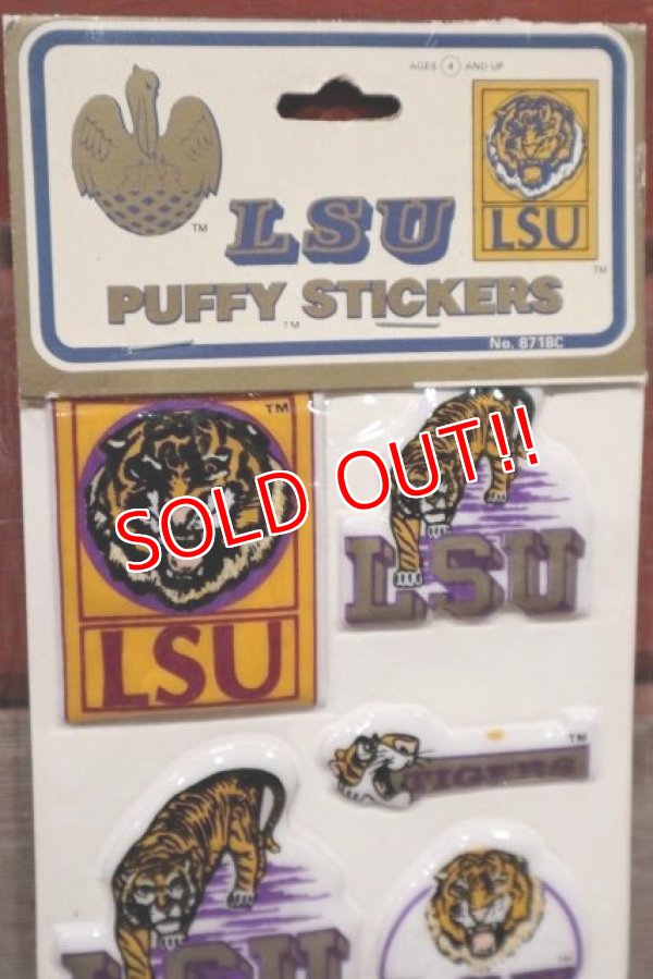 画像2: ct-201114-27 LOUISIANA STATE UNIVERSITY / 1984 Puffy Stickers