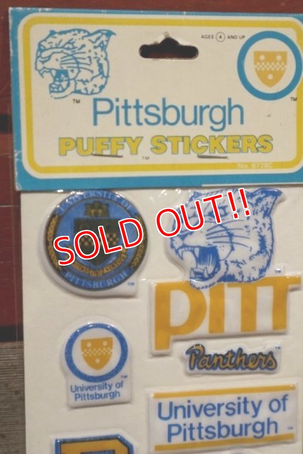 画像2: ct-201114-27 UNIVERSITY OF PITTSBURGH / 1984 Puffy Stickers