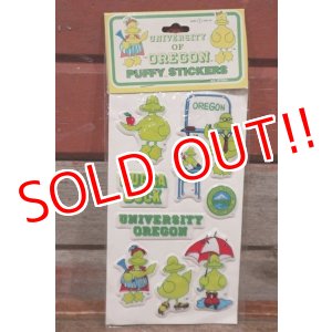 画像: ct-201114-27 UNIVERSITY OF OREGON / 1984 Puffy Stickers