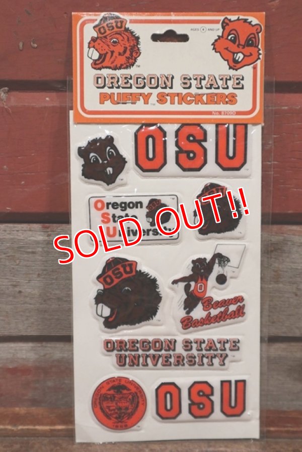 画像1: ct-201114-27 OREGON STATE UNIVERSITY / 1984 Puffy Stickers