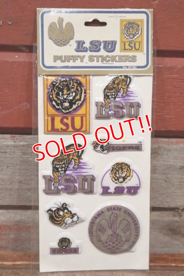 画像1: ct-201114-27 LOUISIANA STATE UNIVERSITY / 1984 Puffy Stickers