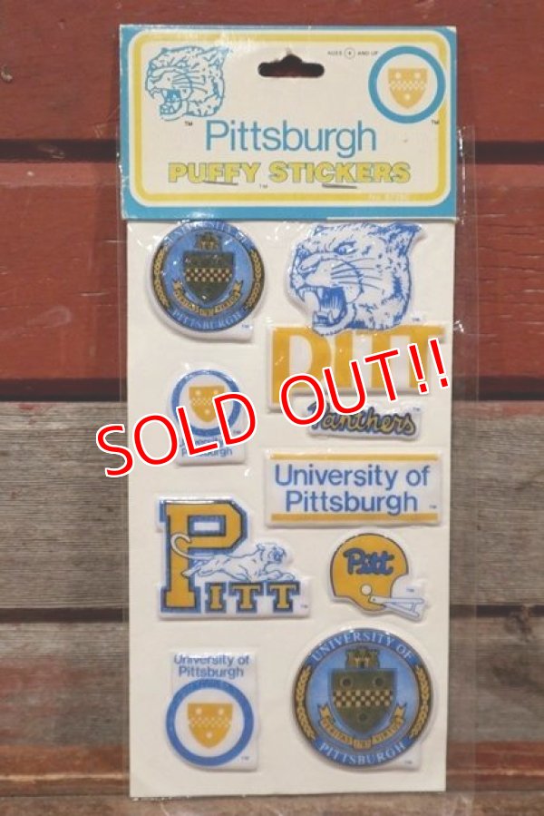 画像1: ct-201114-27 UNIVERSITY OF PITTSBURGH / 1984 Puffy Stickers