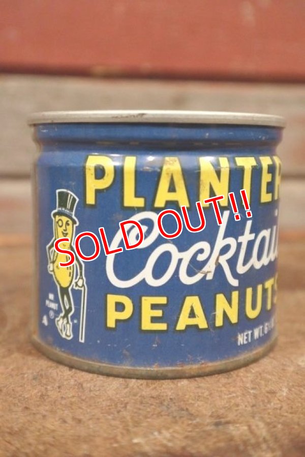 画像1: ct-210101-26 PLANTERS / MR.PEANUT 1960's-1970's Cocktail Peanuts Tin Can