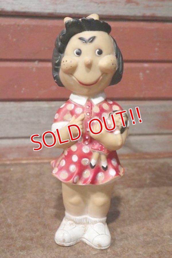 画像1: ct-201201-69 Sweetie Pie / 1950's Rubber Doll (Polka Dot)