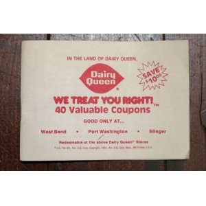 画像: dp-191211-90 Dairy Queen / 1980's Coupons 