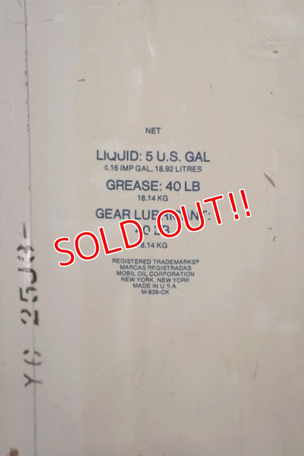 画像5: dp-201201-45 Mobil / 1970's〜5 U.S.GALLONS Oil Can