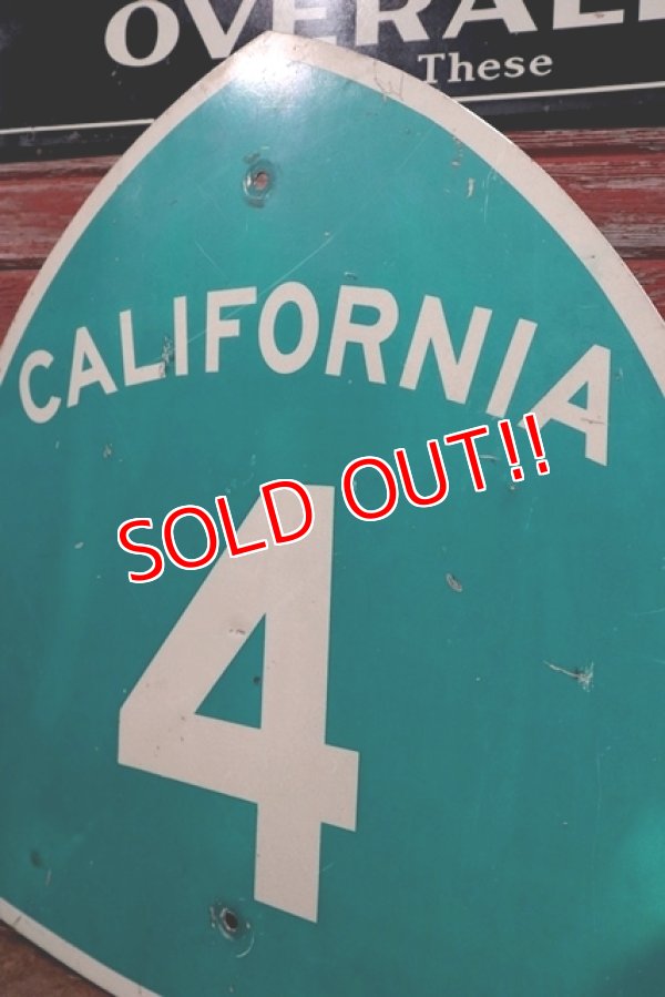 画像2: dp-210101-09 Road Sign "CALIFORNIA 4"