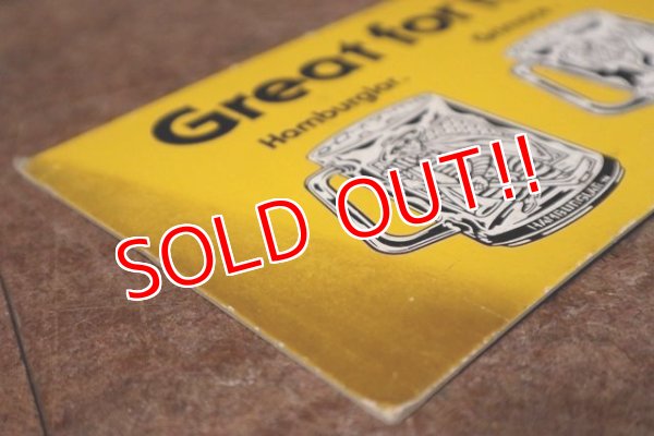 画像6: dp-201201-65 McDonald's / 1970's Cardboard Sign 