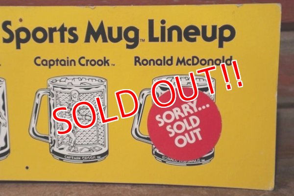 画像5: dp-201201-65 McDonald's / 1970's Cardboard Sign 