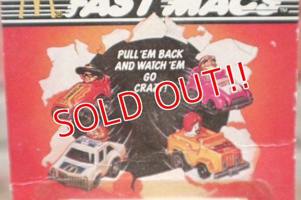 画像3: ct-150401-31 McDonald's / 1985 Fast Macs RONALD McDONALD "RUNABOUT"