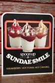 画像1: dp-201201-60 McDonald's / 1978 SUNDAE SMILE Plastic Sheet