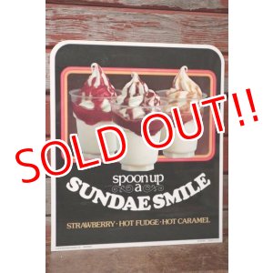 画像: dp-201201-60 McDonald's / 1978 SUNDAE SMILE Plastic Sheet