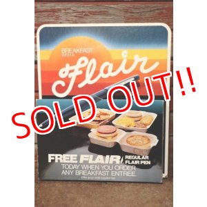 画像: dp-201201-64 McDonald's / 1979 Break Fast with a Flair Cardboard Sign