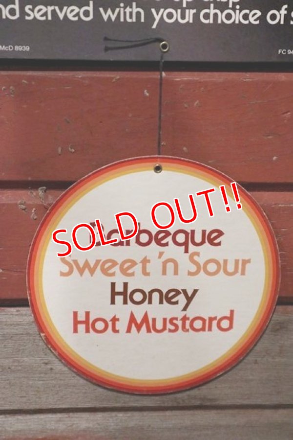 画像7: dp-201201-63 McDonald's / 1981 Chicken McNuggets Cardboard Sign