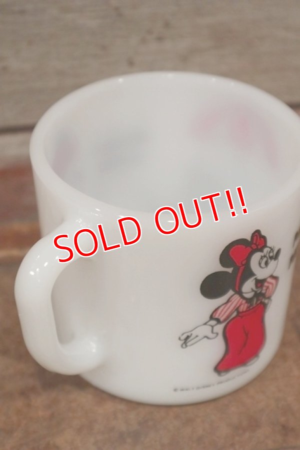 画像5: ct-210101-81 Mickey Mouse & Minnie Mouse / Anchor Hocking 1980's Mug