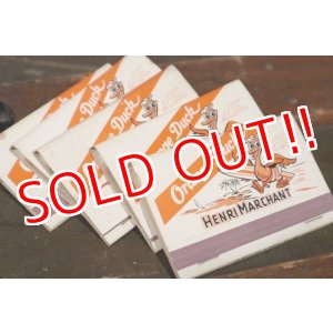 画像: dp-201114-42 ORANGE DUCK / Vintage Match Book