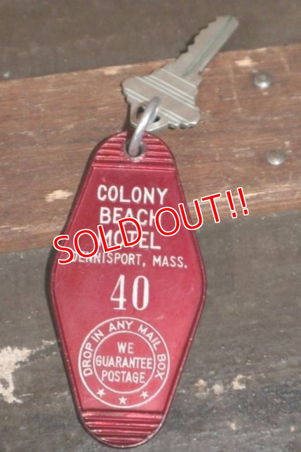 画像1: dp-210101-44 COLONY BEACH MOTEL / Vintage Room Key