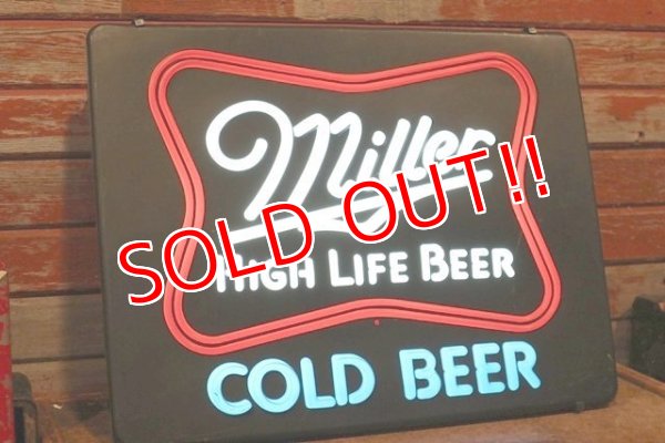 画像1: dp-210101-06 Miller High Life / 1980's Lighted Sign