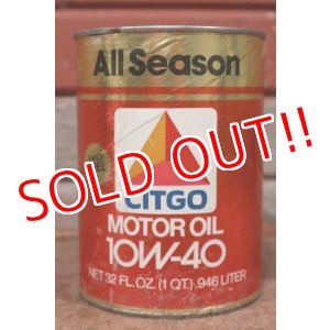 画像: dp-201201-40 CITGO / 10W-40 Motor Oil One U.S. Quart Can