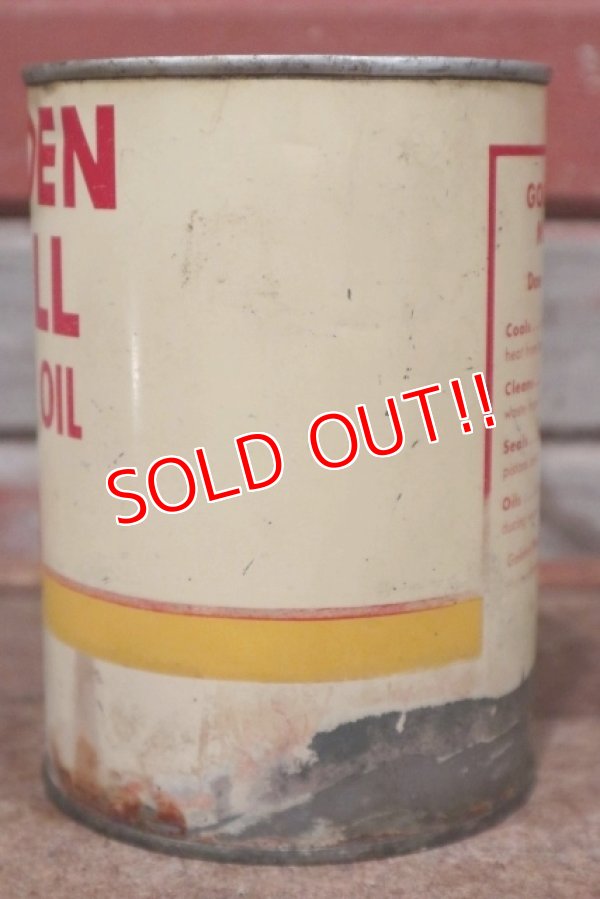 画像4: dp-201201-40 SHELL / GOLDEN SHELL Motor Oil One U.S. Quart Can