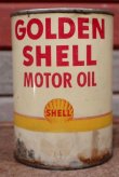 画像1: dp-201201-40 SHELL / GOLDEN SHELL Motor Oil One U.S. Quart Can