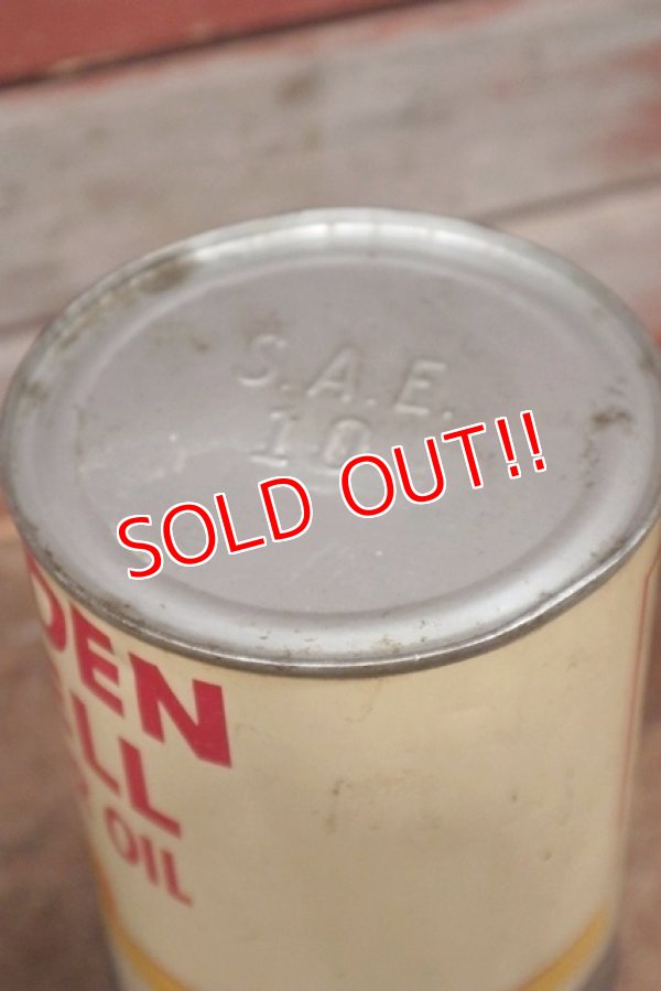 画像5: dp-201201-40 SHELL / GOLDEN SHELL Motor Oil One U.S. Quart Can