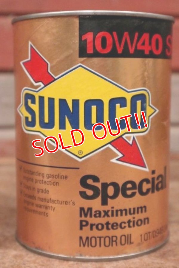 画像1: dp-201201-40 SUNOCO / Special Motor Oil One U.S. Quart Can