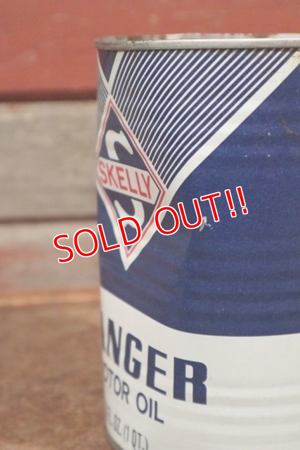 画像3: dp-201201-40 SKELLY / RANGER Motor Oil One U.S. Quart Can